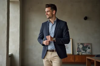 Lancement de la première ligne masculine de Bérénice par Frédéric Krief
