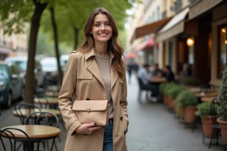 Pochette à paillettes Petite Mendigote tendance et élégante