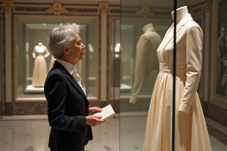 Vêtements élégants de Grace Kelly exposés à Paris