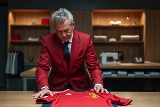 Manchester United en tenue Paul Smith lors d'un événement sportif