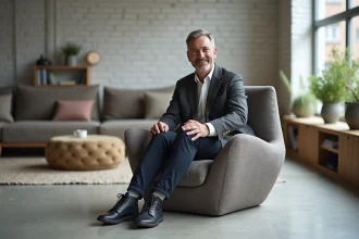 chaise Hot conçue par Jeroen Wesselink dans un décor moderne