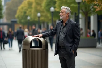 Poubelle de luxe designée par Bono pour une œuvre caritative