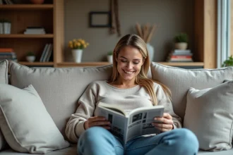 Sofa modulaire Alphabet de Fritz Hansen dans un intérieur moderne