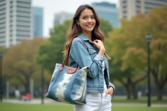 Sac Longchamp aux motifs Tie and Dye colorés et tendance
