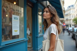 Colette en rénovation avec des panneaux de chantier visibles
