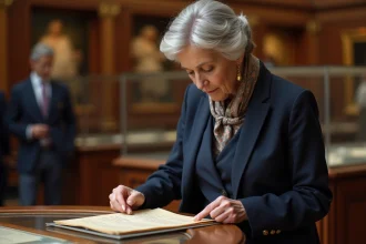 Vente aux enchères de mode chez Christie's à Londres
