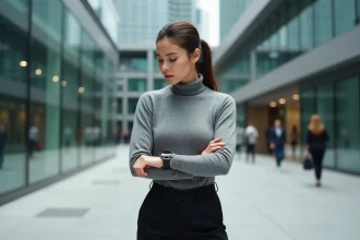 montres au design futuriste sur un fond tendance