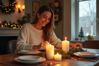 Sélection de bougies et éclairages pour les fêtes de fin d'année