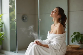 Hammam-douche design et fonctionnel pour salle de bains moderne