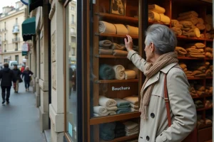 Décoration d'intérieur au magasin Bouchara à Paris