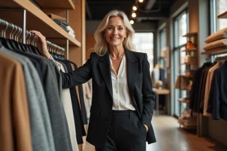 Amélie Gillier présente sa nouvelle marque de prêt-à-porter