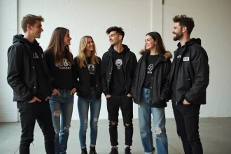 Vêtements inspirés par le groupe Tokio Hotel pour adolescents