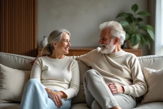 Sarah et Marc Lavoine posent pour le catalogue La Redoute Printemps-Eté 2009