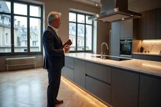 Showroom moderne de Silvera Cuisines à Paris