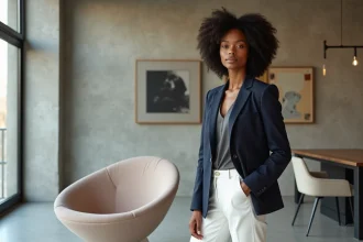 chaise perspective design par Pharell Williams en tendance actuelle