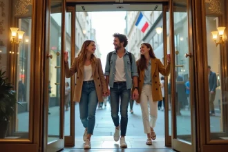 Ouvertures des Galeries Lafayette et Printemps pour soldes du 14 juillet