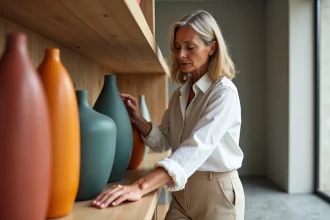 Vases colorés Blooby de Frédéric Ruyant exposés à Vienna Design Week