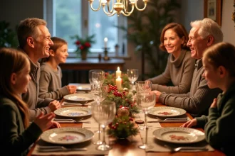 Sélection de vaisselle élégante pour les fêtes de fin d'année