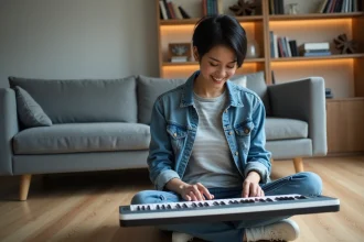 Instrument de musique intuitif Tenori-On de Yamaha en démonstration