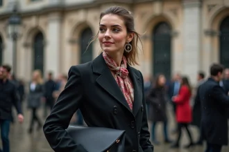 Chapeau tendance présenté lors de la London Fashion Week