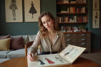 Livre ludique sur l'histoire de la mode du XXe siècle