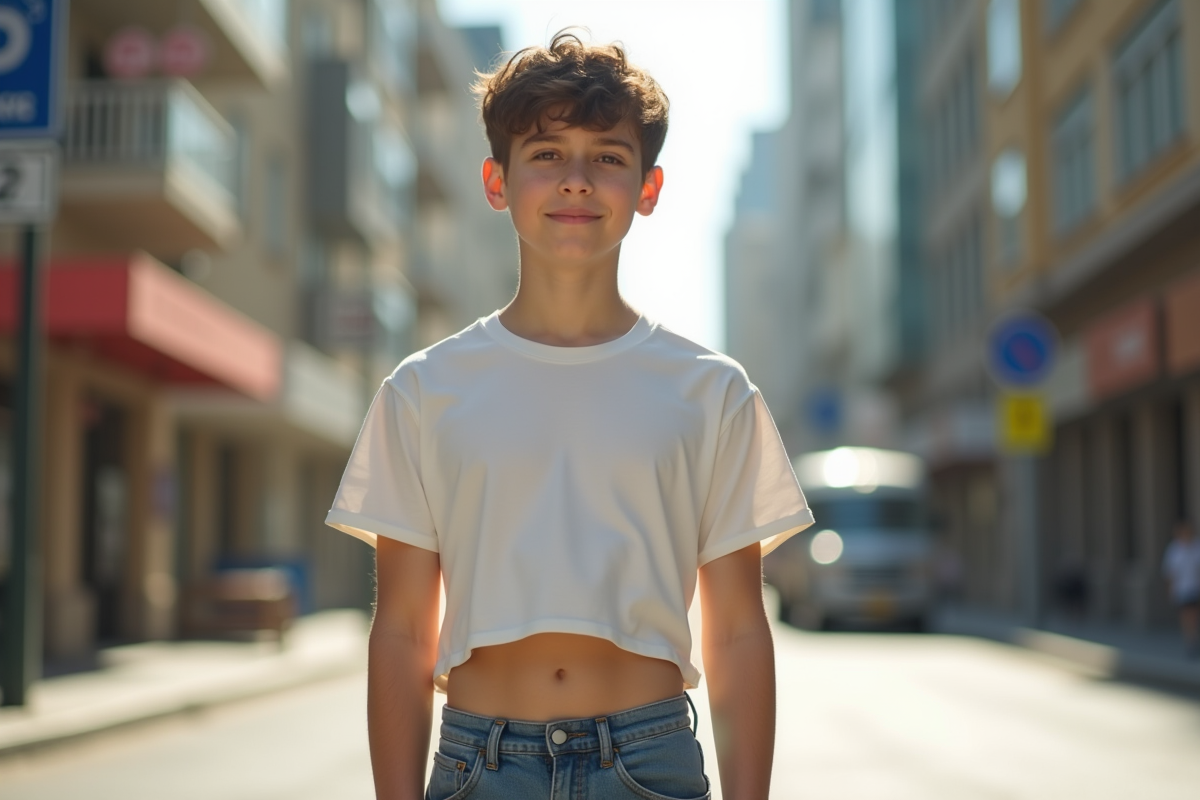 Garçon et crop top : les tendances actuelles de la mode unisexe